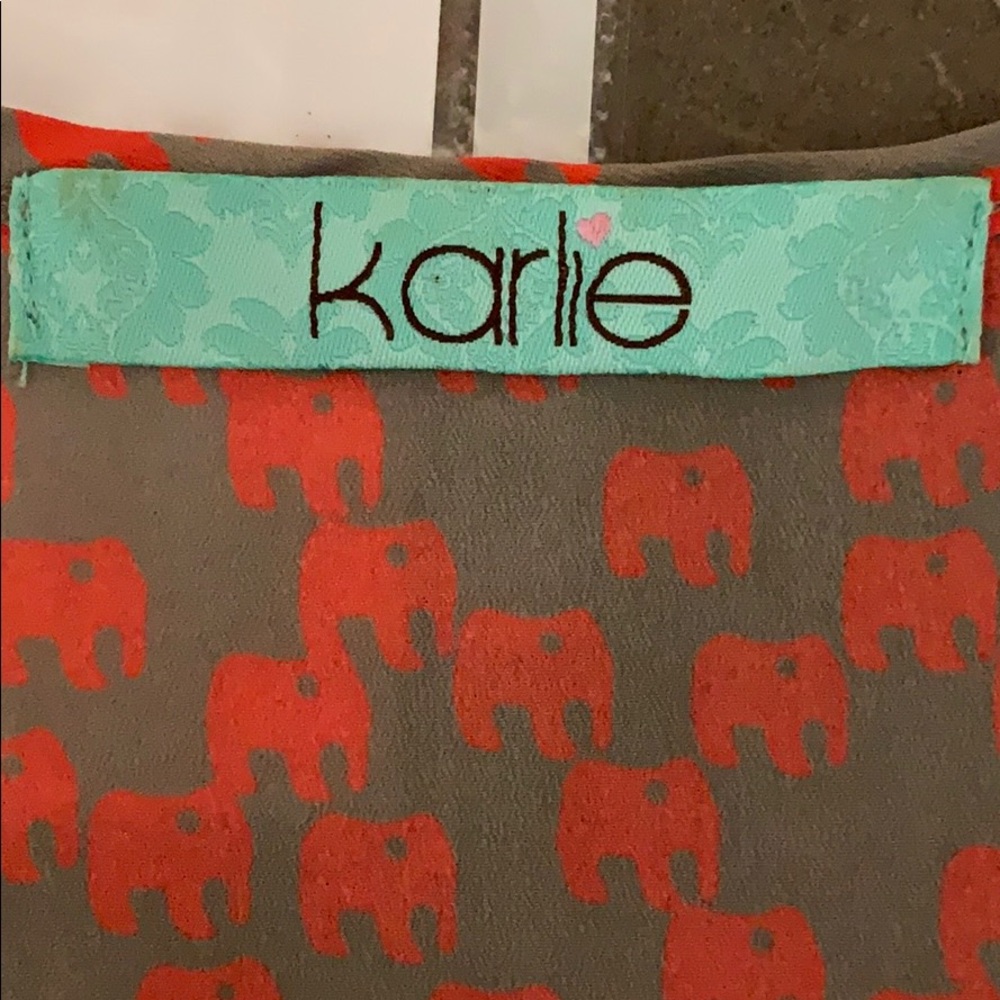 Karlie Elephant Print Racerback Dress - Picture 8 of 10